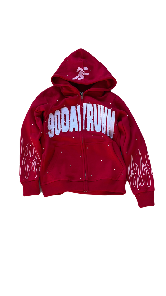 90DayRunn Hoodie (RED)